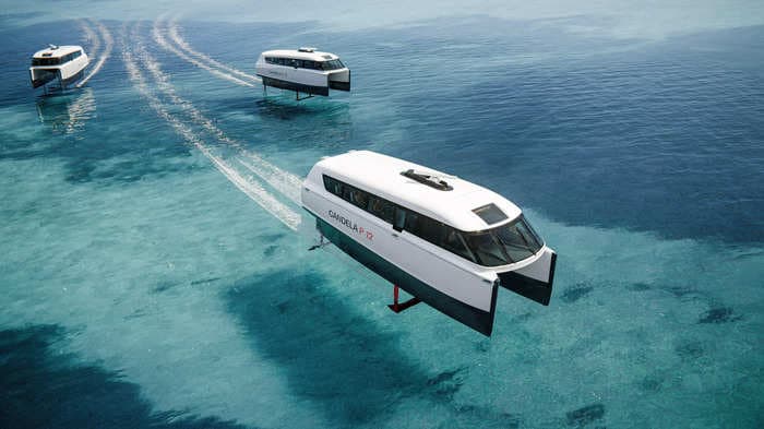 Saudi Arabia's Neom is getting electric shuttle ships that appear to hover over water to transport passengers in its waterways