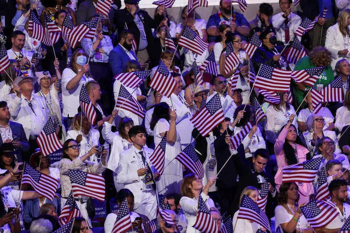 At the DNC, Harris and Democrats took back the American flag