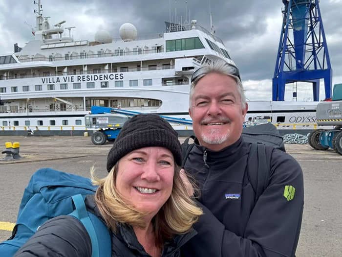 This couple went on one cruise together. Now, they're moving onto a never-ending residential cruise ship.