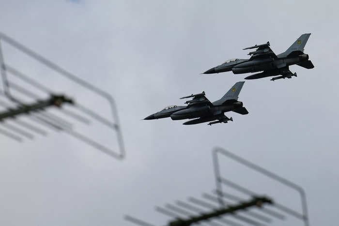 Ukraine's new F-16s are flying missions and shot down incoming missiles during a massive Russian attack, Zelenskyy says