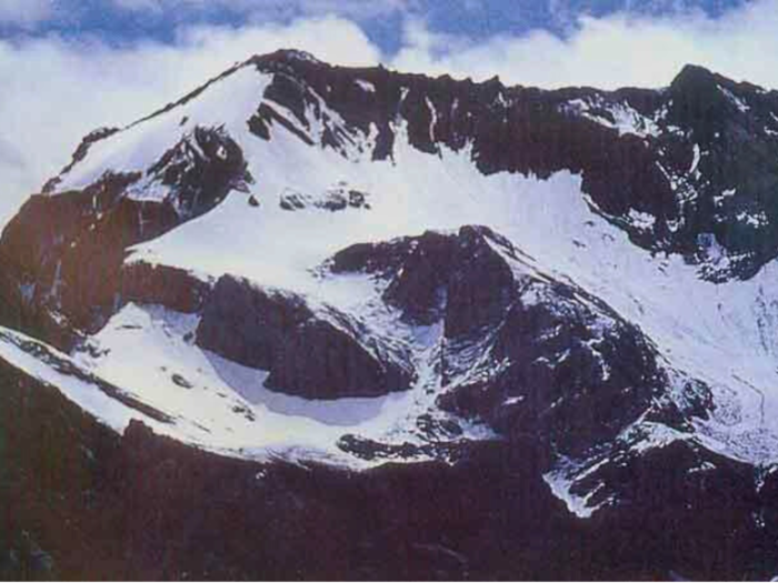 Snow has returned to the Om Parvat in Uttarakhand after completely disappearing from the peak for the first time