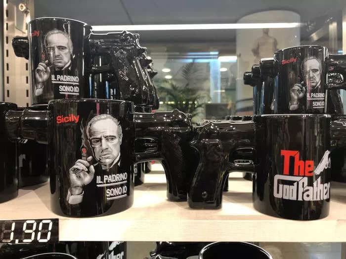 An Italian town has banned the sale of Mafia-themed souvenirs