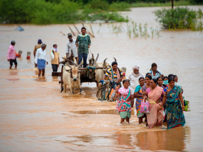 Flood alerts persist over Andhra-Telangana for the second consecutive day; authorities amp up rescue, relief measures