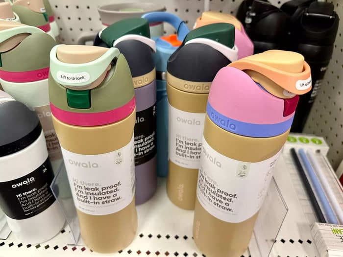 Target customers are swapping lids on Owala bottles — and it's causing chaos in some stores