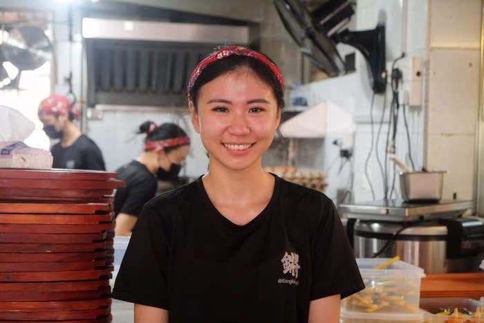 After 9 rejections, she landed her dream job as a Singapore Airlines flight attendant. Six years later, she quit to open a hawker stall.