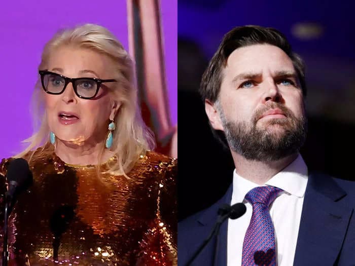 Candice Bergen takes a dig at JD Vance in her Emmys speech 