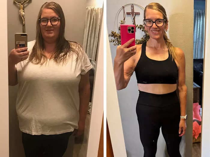 A woman lost 190 pounds from exercise, food journaling, and GLP-1 medication. She's now training for a marathon.