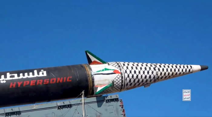 The Houthis painted the word "hypersonic" on the new ballistic missile they fired at Israel, which says it's just a regular missile