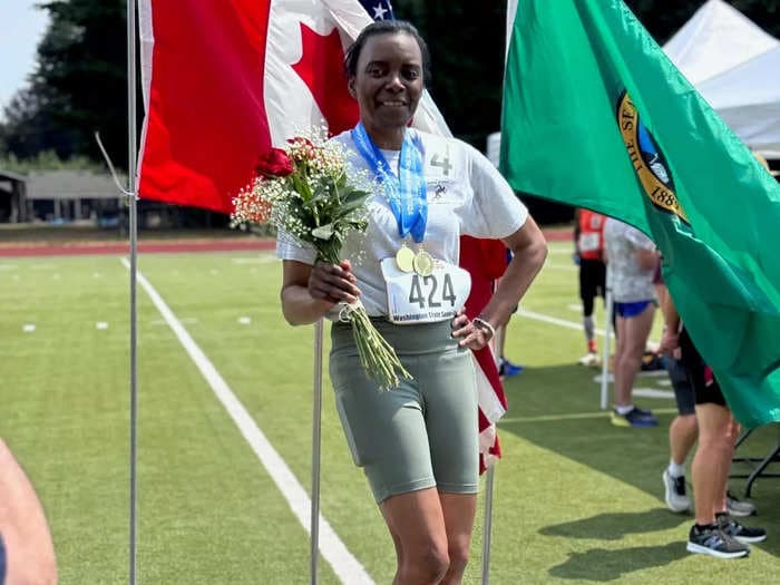 A 71-year-old champion sprinter didn't start until she was 57. She shared 4 tips for getting fit at any age.