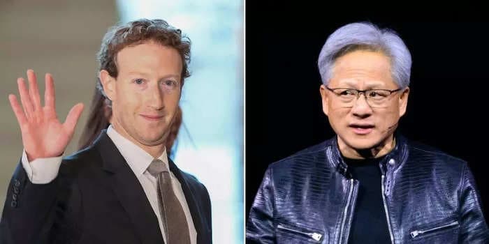 Mark Zuckerberg and Jensen Huang's combined wealth gains this year equate to the 7th richest person in the world       