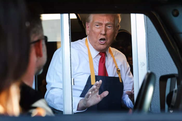 Trump took orders and cooked fries at a McDonald's in Pennsylvania, attempting to cast doubt on Harris' earlier employment at the chain