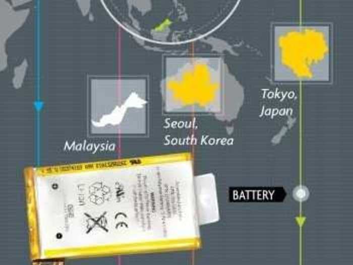 INFOGRAPHIC: Where Your iPhone Comes From, And Where It Goes Before It Gets To You