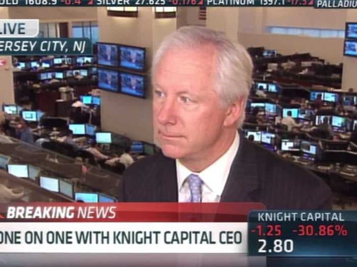 Knight Capital's CEO Tom Joyce Quits, Here's His Resignation Letter