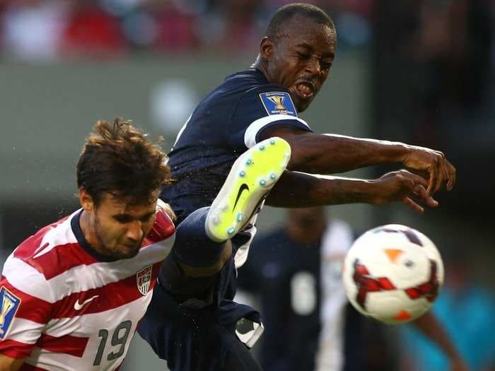 A US Soccer Player Scored Two Incredible Diving Headers In Last Night's Gold Cup