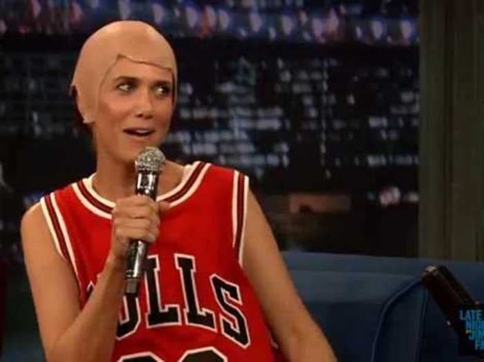 Kristen Wiig Went On Jimmy Fallon As Michael Jordan And It Was Amazing