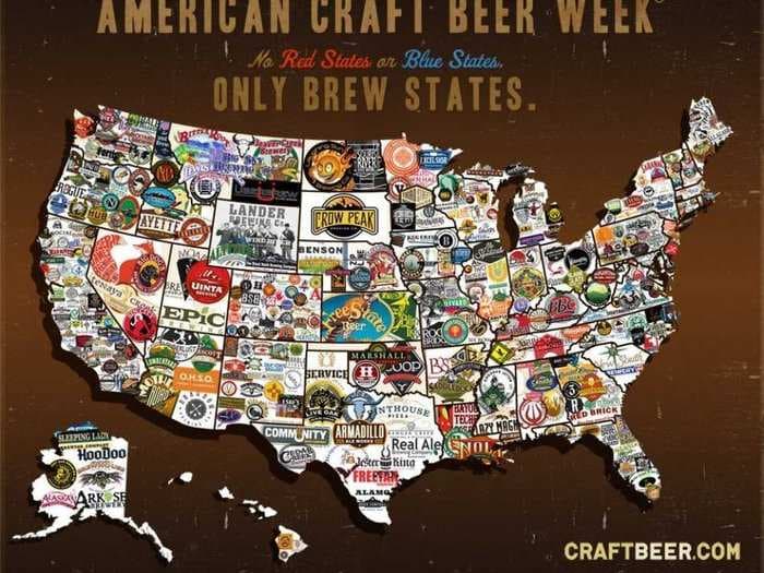 MAP: Here Are All The Craft Breweries Across The Country