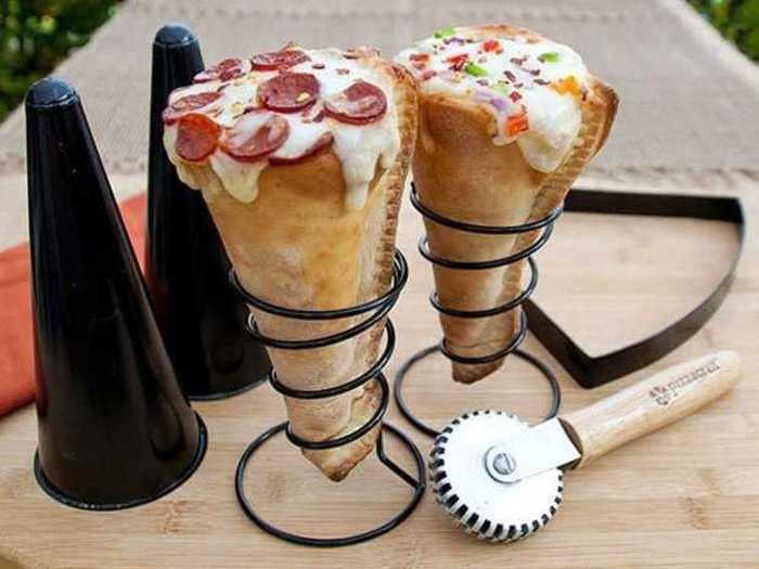 Make A 'Pizza Cone' With This Nifty Baking Set