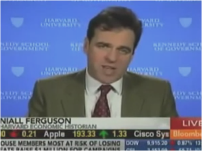 Niall Ferguson's Horrible Track Record On Economics