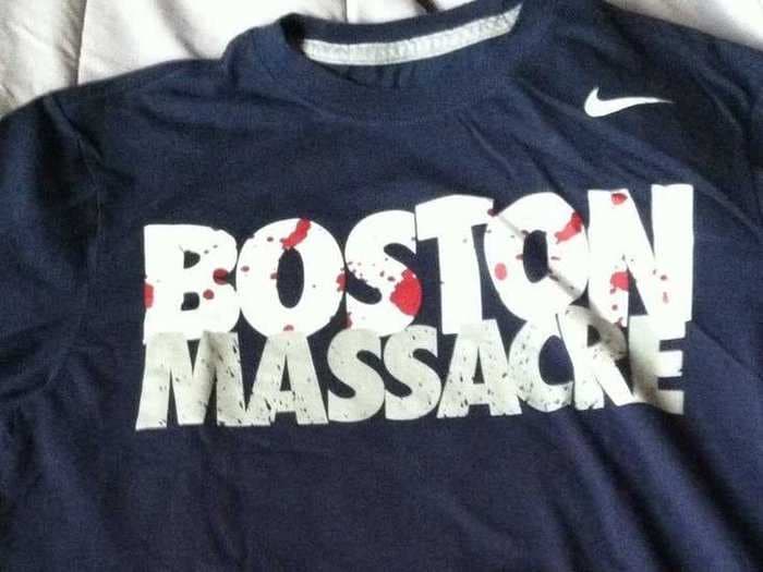 This Banned Nike 'Boston Massacre' T-Shirt Is Selling On eBay For $150,000