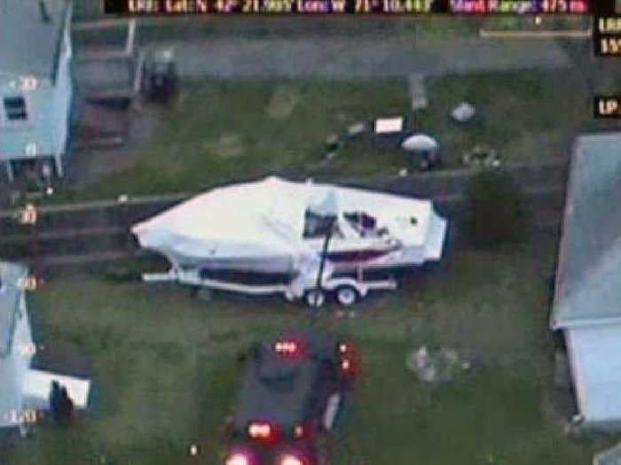 Video Shows Police Ripping Off Boat Tarp To Find Dzhokhar Tsarnaev