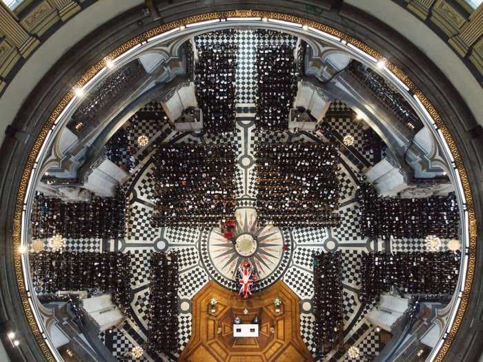 The Most Incredible Photo From Margaret Thatcher's Funeral