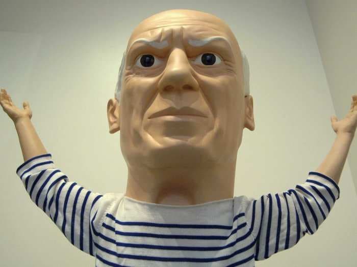 Here's The Weird Sculpture Of A Bald Man In Steve Cohen's Living Room