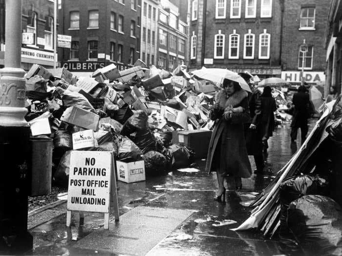 Before Thatcher Came To Power, The UK Was Literally Covered In Gigantic Piles Of Garbage