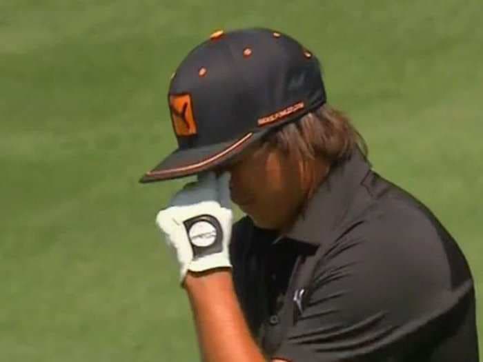 Rickie Fowler Hits Two-Straight Shots In The Water, Blows A Chance To Chase Down Tiger Woods