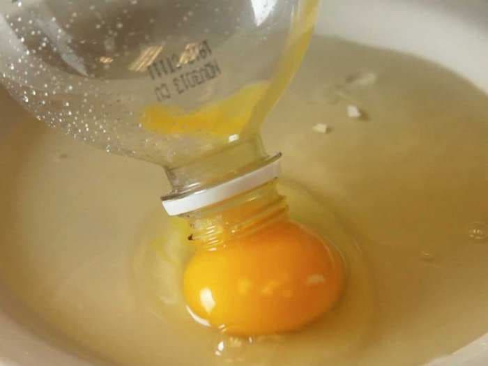 How To Separate Egg Yolk With A Water Bottle