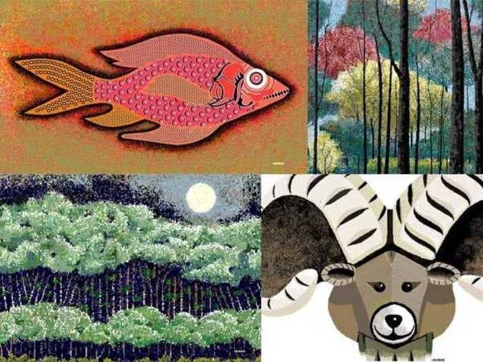 This 97-Year-Old Man Creates Artwork Using Microsoft Paint From Windows 95