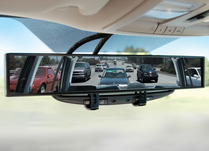 Drive Safer With The 16-Inch 'No Blind Spot' Rear View Mirror