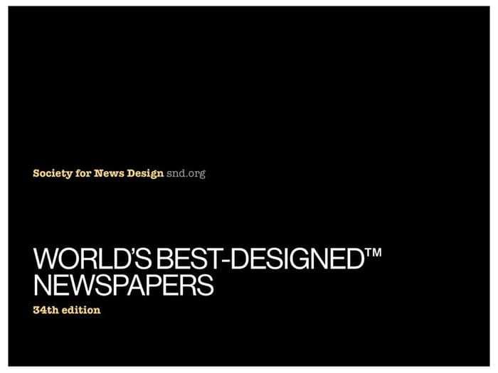 PRESENTING: The World's Best-Designed Newspapers