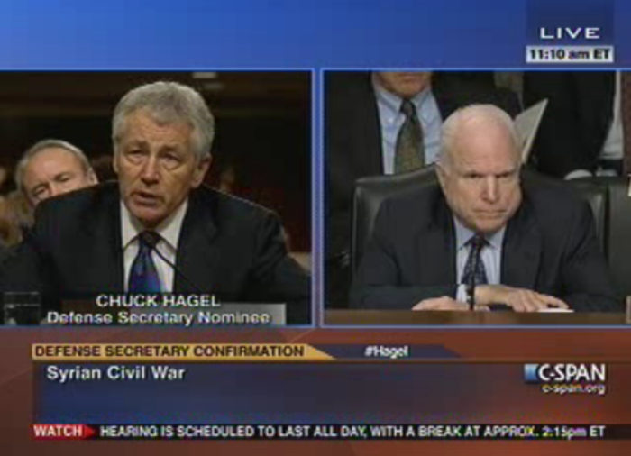 John McCain Gets Testy With Chuck Hagel On The Iraq War Surge: 'I Want To Know If You Were Right Or Wrong'