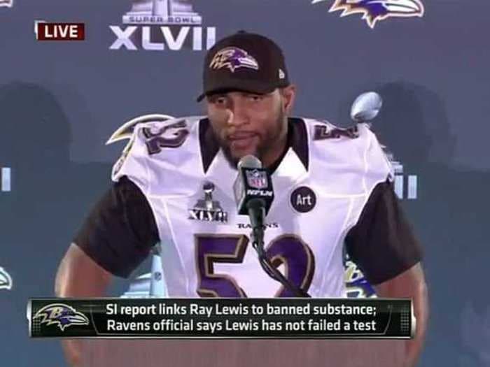 Ray Lewis Attacks Banned Deer-Antler Spray Seller In Rambling PED Denial