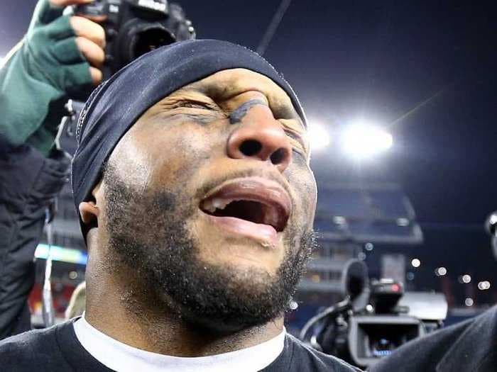 Ray Lewis Had A Raw Emotional Breakdown After Beating The Patriots