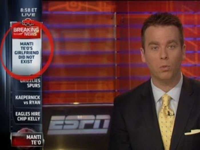 Report: ESPN Knew About Manti Te'o Hoax Prior To Airing BCS Championship Game