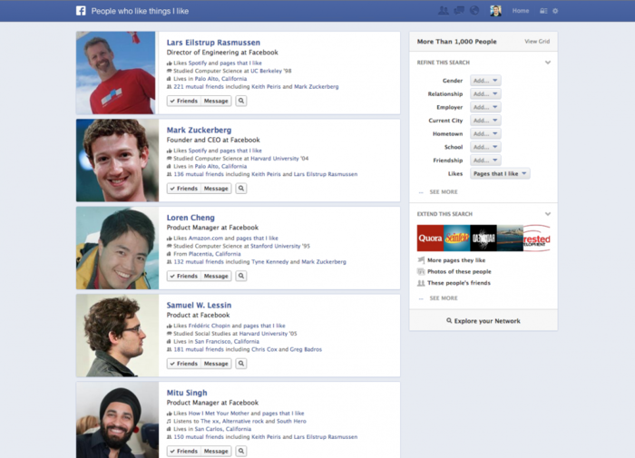 This Is What Facebook Graph Search Looks Like