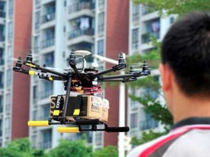 Package Delivering Drones Start Trial Run In China