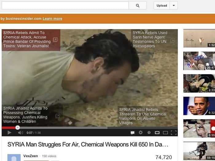 Without UN's Chemical Evidence, Syria May Be West's First 'YouTube' War