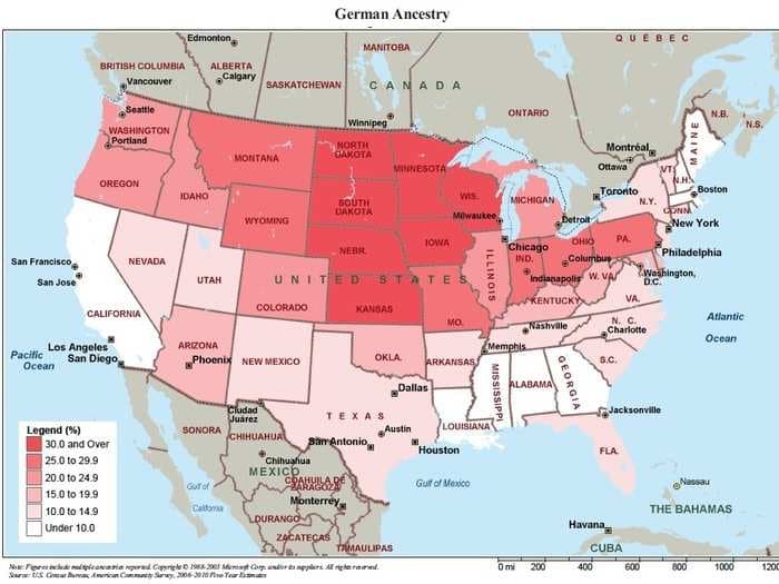 MAPS: Where Every Ancestry Group In America Lives