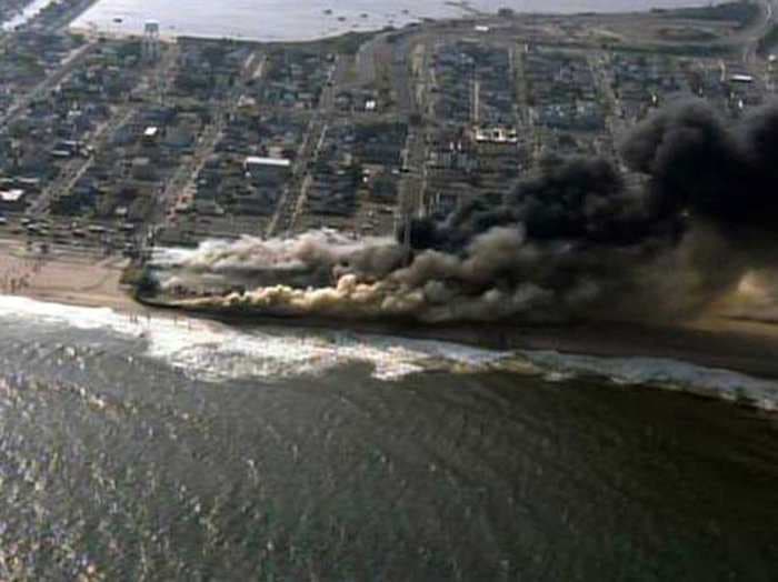 Stunning Pictures Of Fire Damage At Jersey Shore Boardwalk That Had Just Finished Sandy Repairs