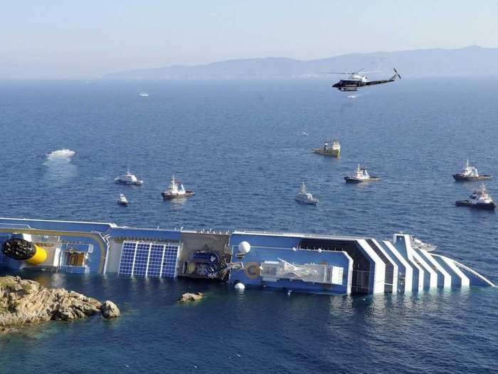 The Shipwrecked Costa Concordia Is Bigger Than The Titanic