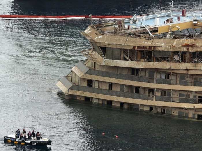 They've Turned Over The Costa Concordia And The Pictures Are Nuts