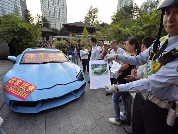 Someone In China Disguised A Hyundai As A Lamborghini, Then Tried To Sell It For $16,000