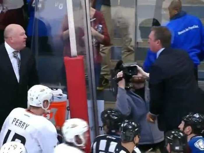 A Hall Of Fame Player Flipped Out In His First Game As An NHL Coach