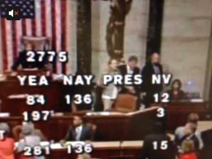 During The Vote, The House Stenographer Was Removed From The Chamber After Screaming About Freemasons