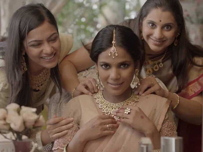 This Jewelry Ad Might Seem Traditional To An American, But It's Causing A Huge Stir In India