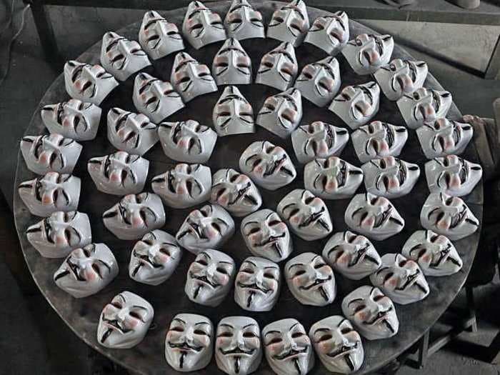 It's Guy Fawkes Day - Here's The Factory That Mass Produces Those Masks For Protesters Around The World