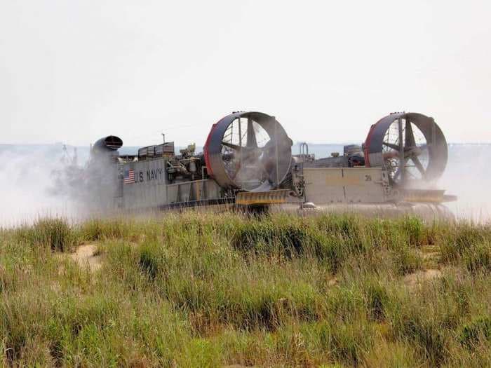 Take A Ride On The Navy's Badass Hovercraft And Its Landing Craft Workhorse [PHOTOS]