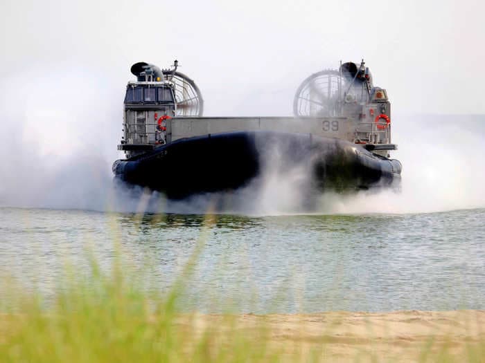 Take A Ride On The Navy's Badass Hovercraft And Its Landing Craft Workhorse [PHOTOS]